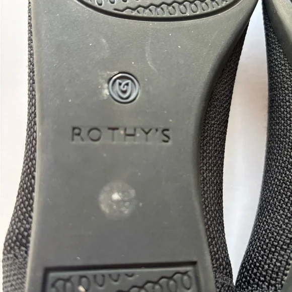 Rothy's The Point Black Size 9 Authentic with Insoles - Picture 12 of 12